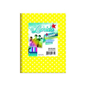 LAPRIDA CUADERNO LUNAR AMARILLO RAYADO T/D x 50hj